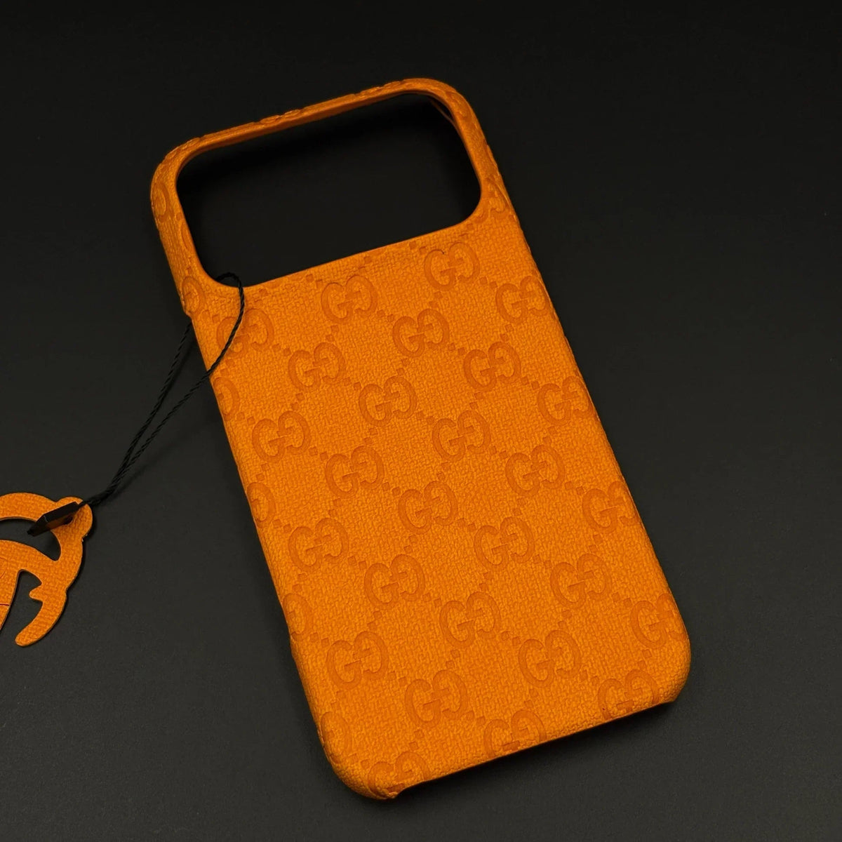 Orange Gucci iPhone 18 Pro Case Monogram – Luxury Gucci iPhone Case - Serene