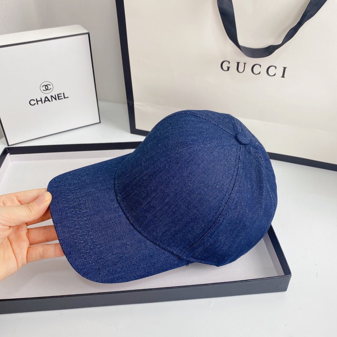 Prada Baseball Cap Dark Denim - Serene