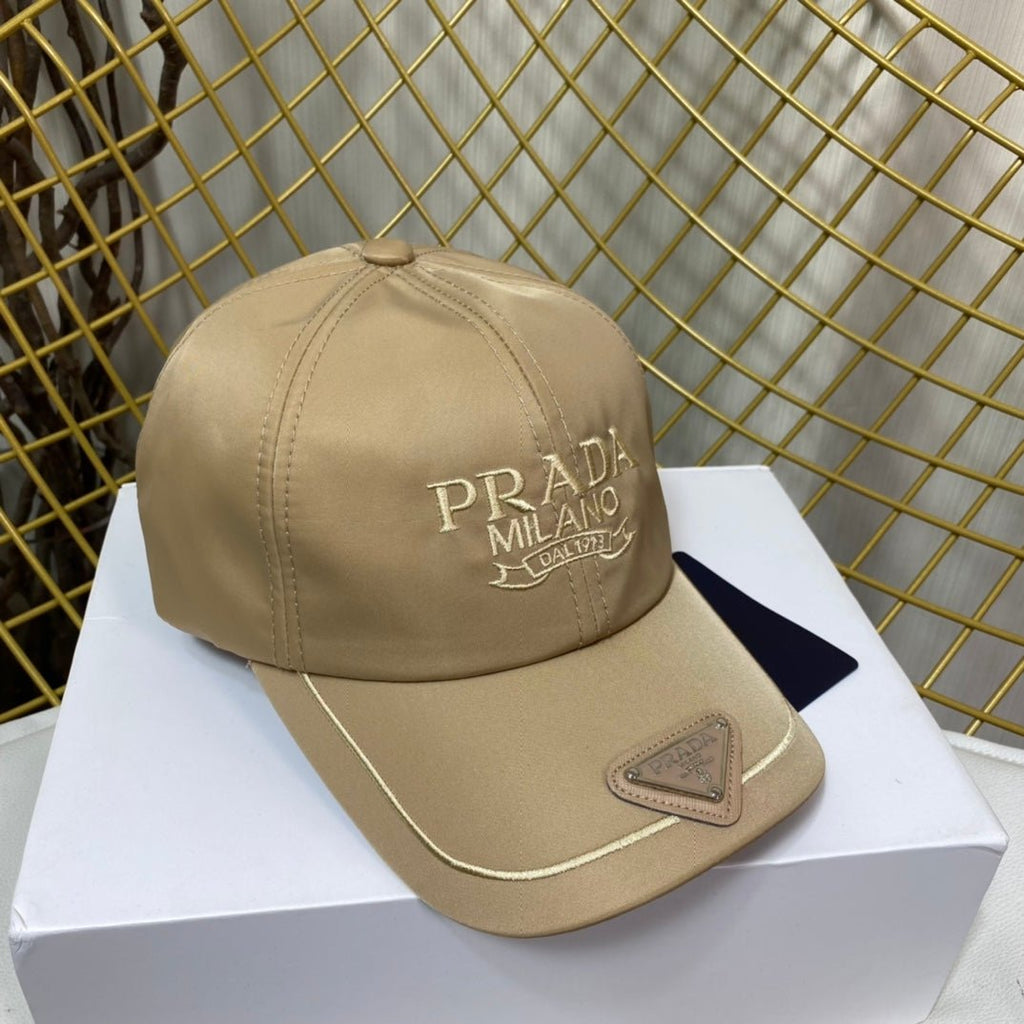 Prada Embroidered Logo Baseball Cap - Serene