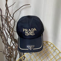 Prada Embroidered Logo Baseball Cap - Serene