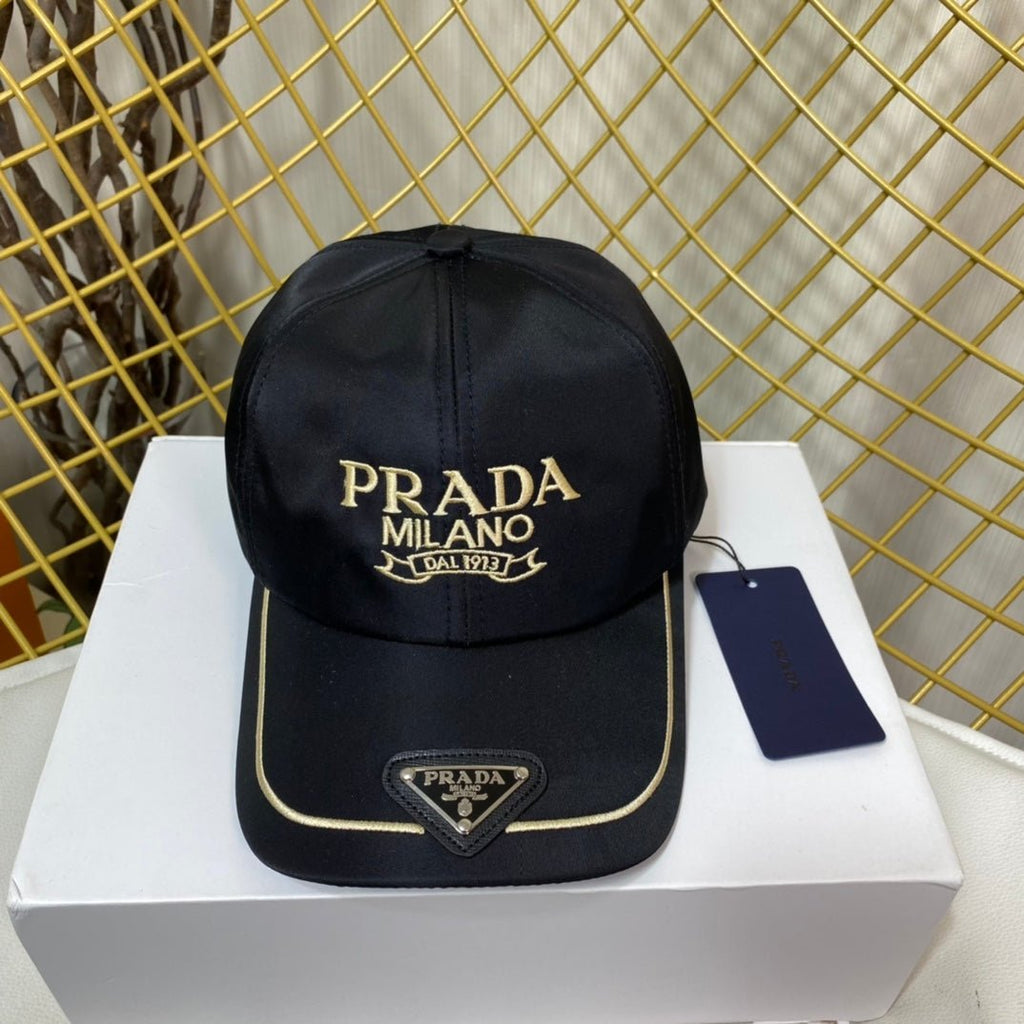Prada Embroidered Logo Baseball Cap - Serene
