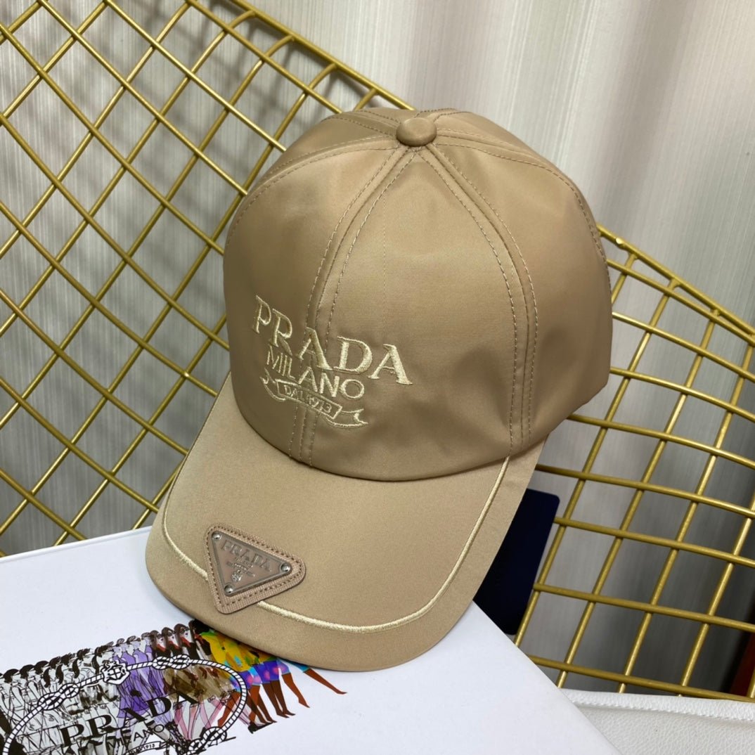 Prada Embroidered Logo Baseball Cap - Serene