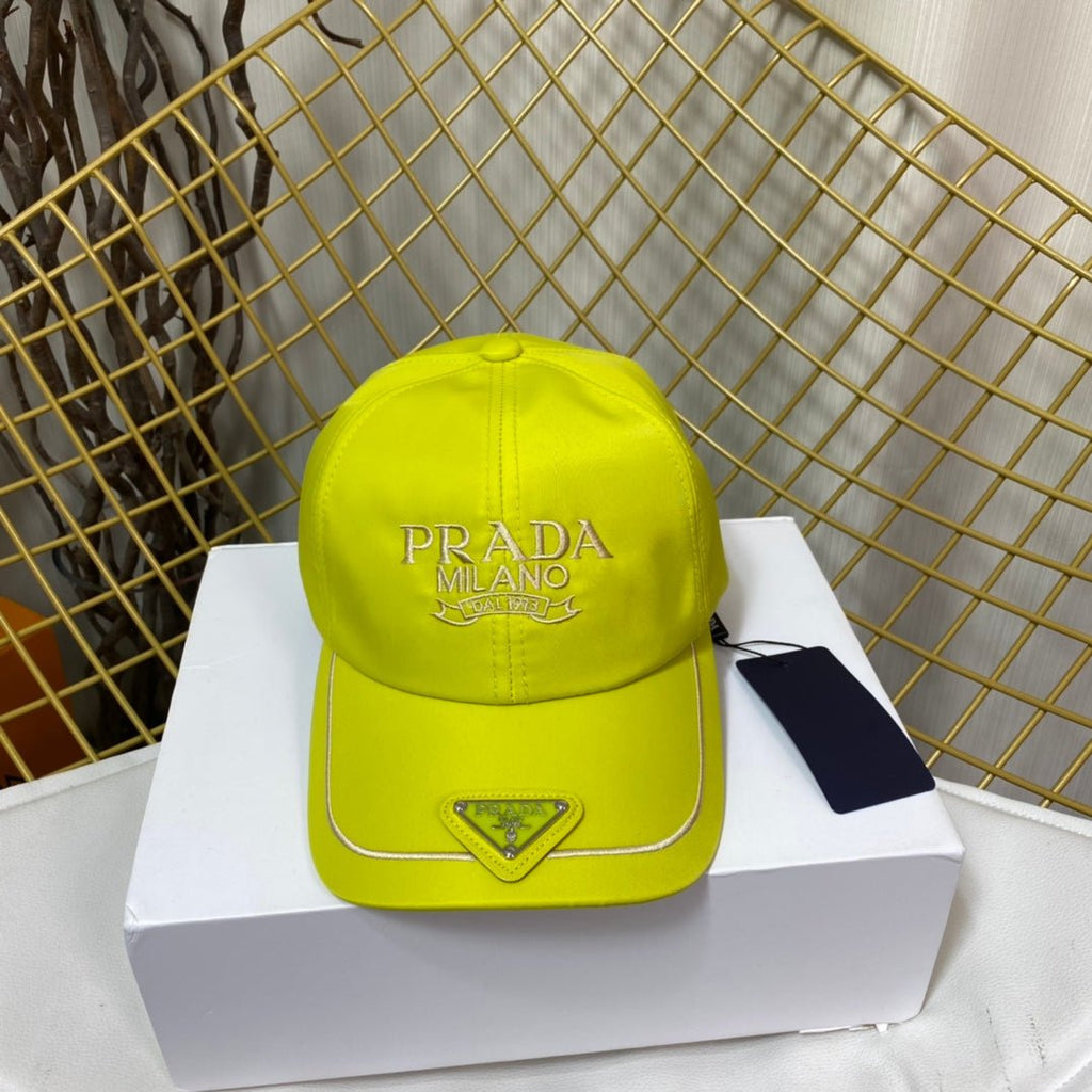 Prada Embroidered Logo Baseball Cap - Serene