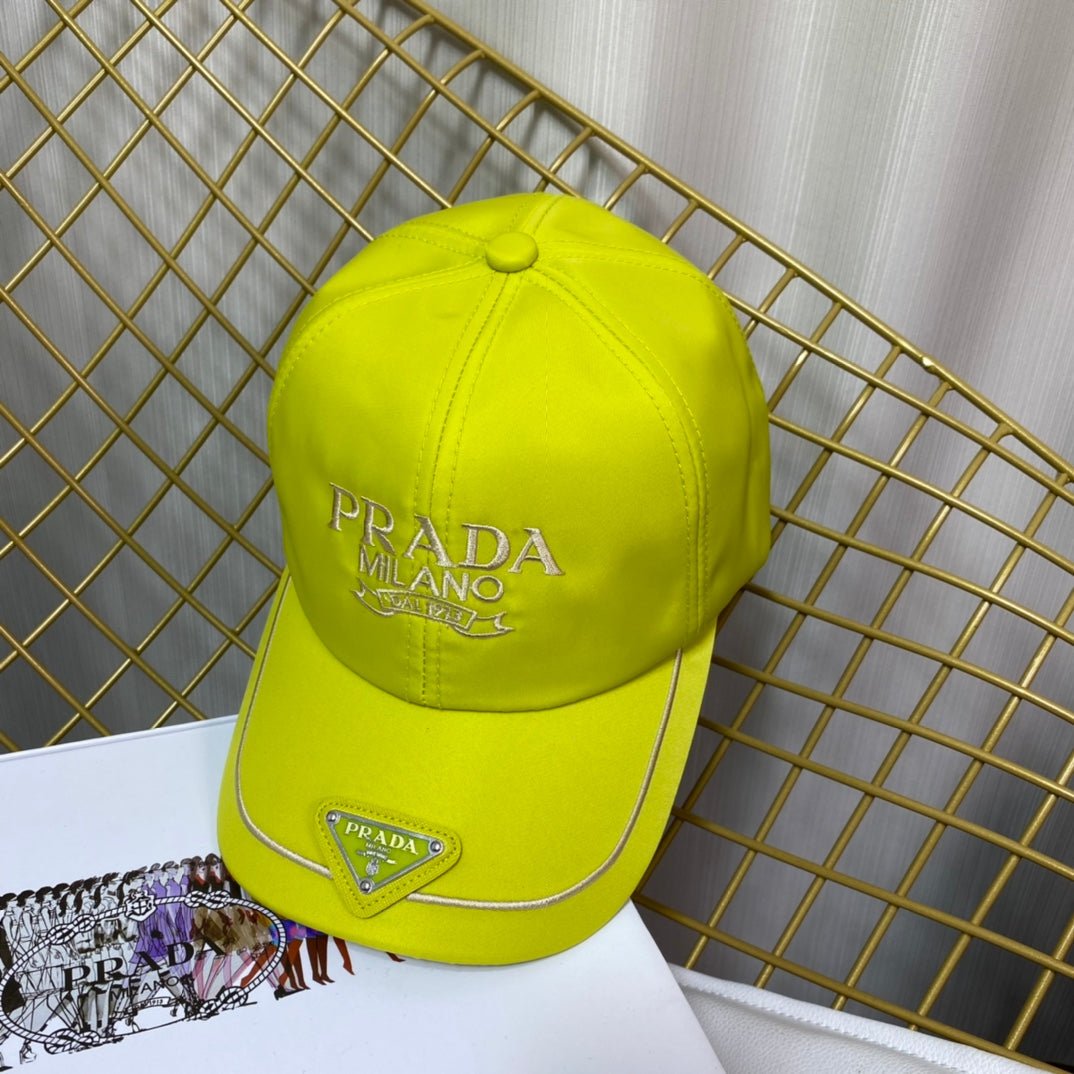 Prada Embroidered Logo Baseball Cap - Serene