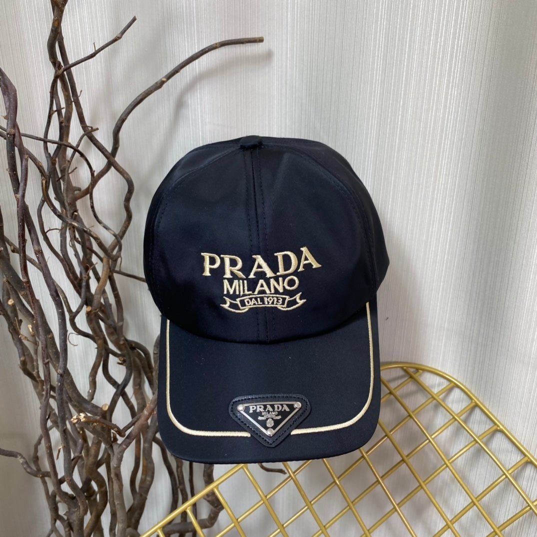 Prada Embroidered Logo Baseball Cap - Serene