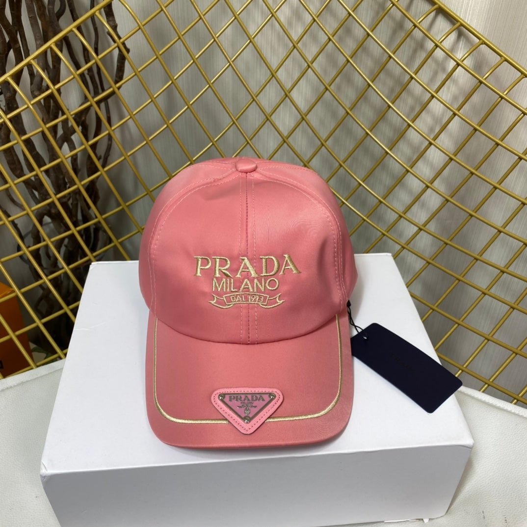 Prada Embroidered Logo Baseball Cap - Serene