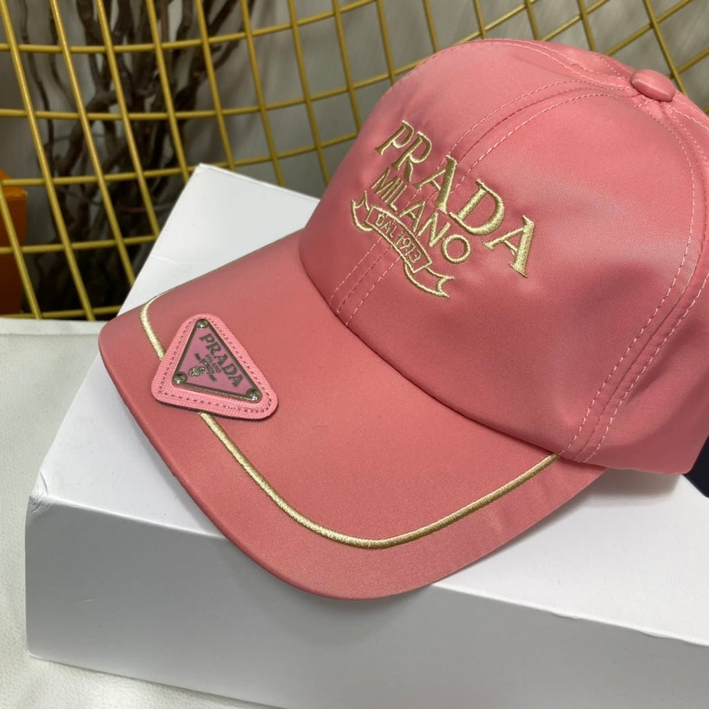 Prada Embroidered Logo Baseball Cap - Serene