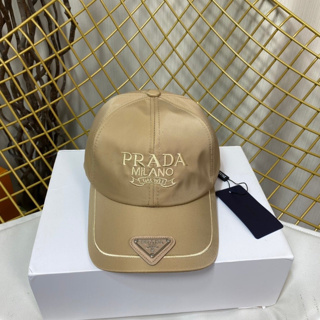 Prada Embroidered Logo Baseball Cap - Serene