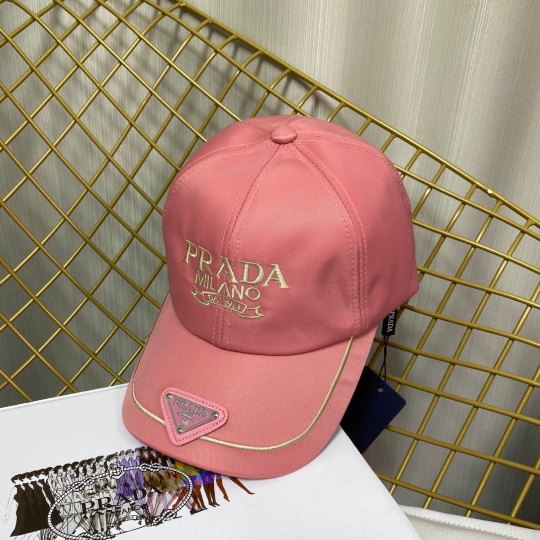 Prada Embroidered Logo Baseball Cap - Serene