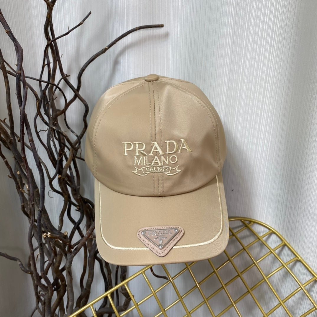 Prada Embroidered Logo Baseball Cap - Serene