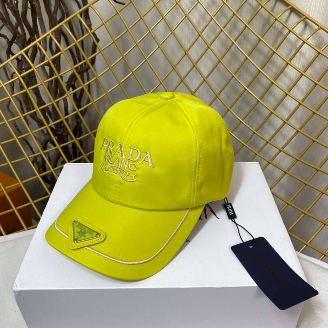 Prada Embroidered Logo Baseball Cap - Serene