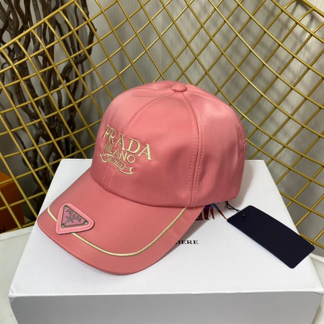 Prada Embroidered Logo Baseball Cap - Serene