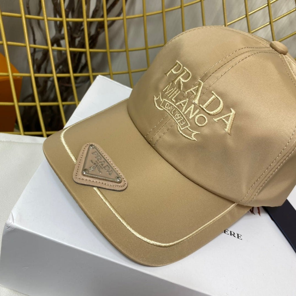Prada Embroidered Logo Baseball Cap - Serene