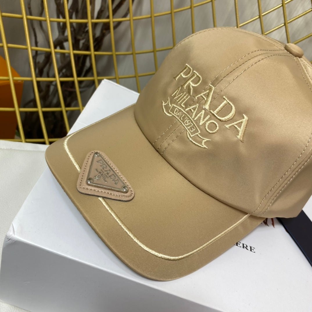 Prada Embroidered Logo Baseball Cap - Serene
