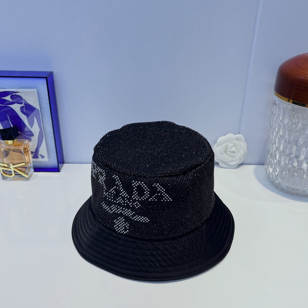 Prada Full Crystal Bucket Hat - Serene