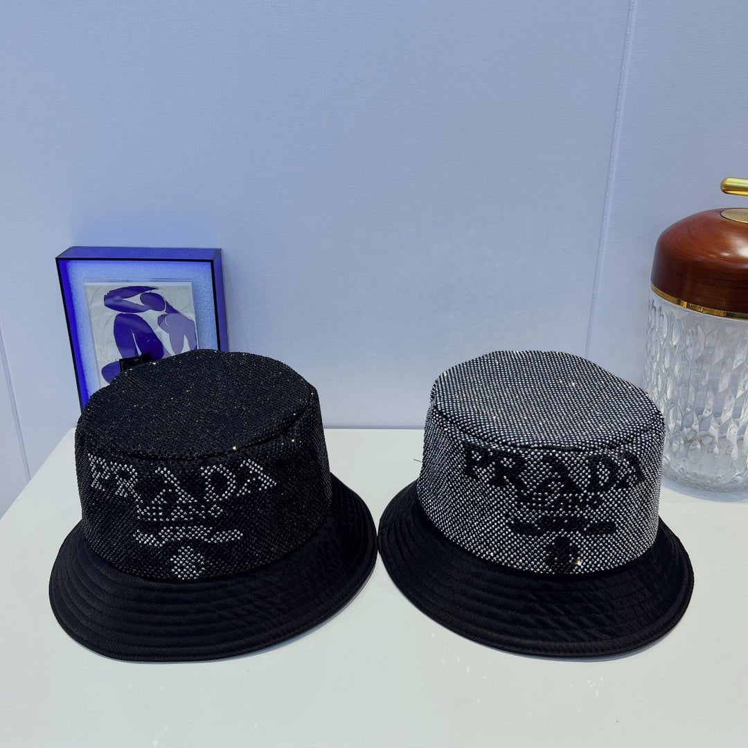 Prada Full Crystal Bucket Hat - Serene