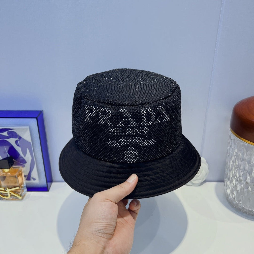 Prada Full Crystal Bucket Hat - Serene