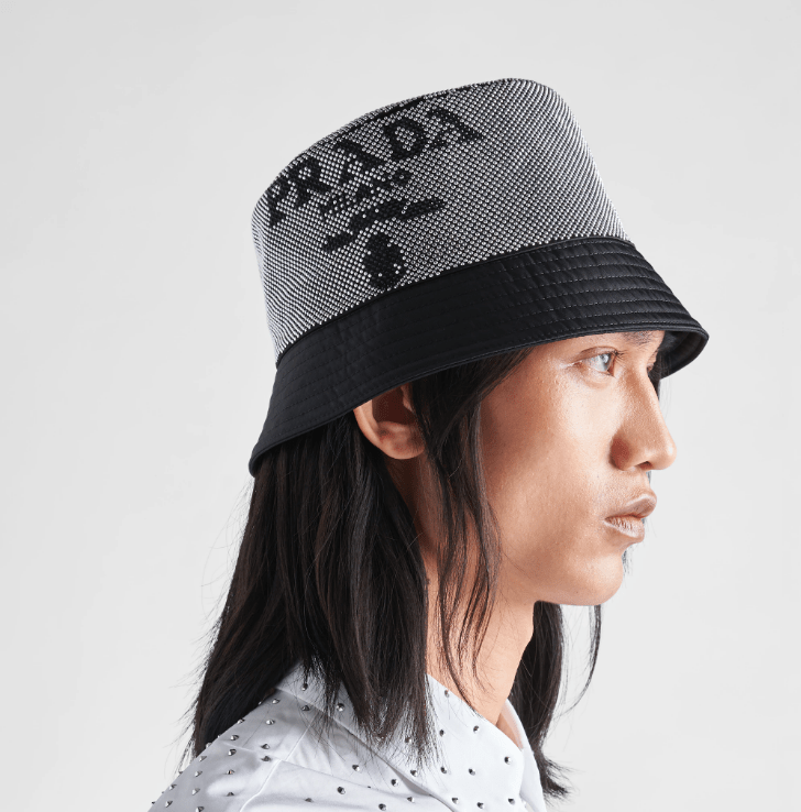 Prada Full Crystal Bucket Hat - Serene
