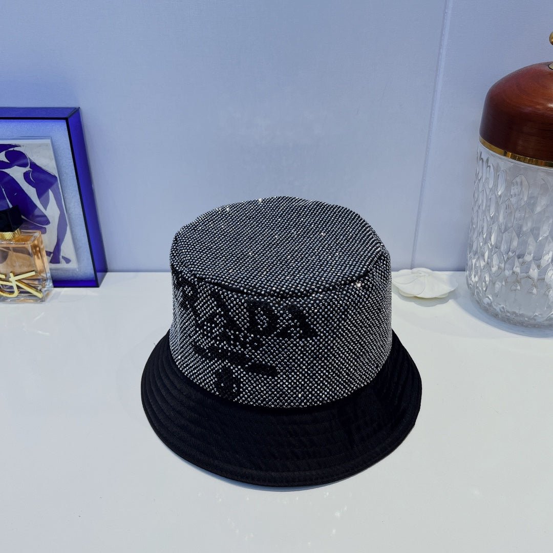 Prada Full Crystal Bucket Hat - Serene