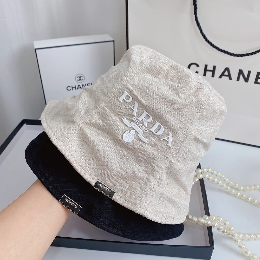 Prada Milano Drill Bucket Hat - Serene