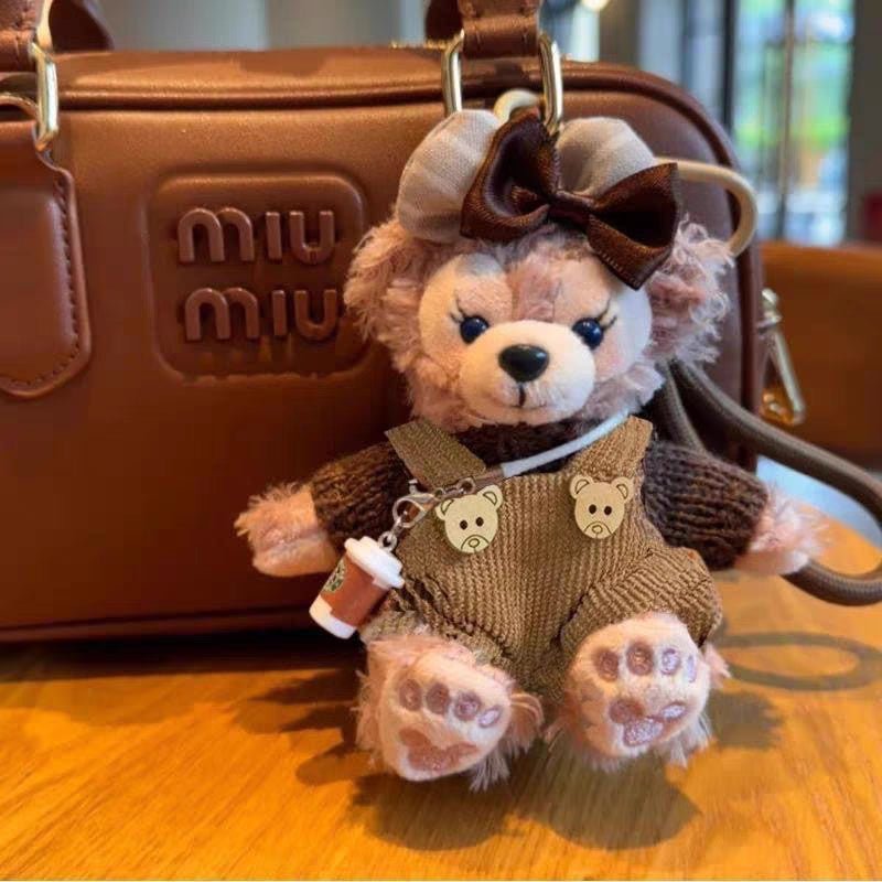 Sherry May Plush Teddy Bear Bag Charm Keychain - Serene