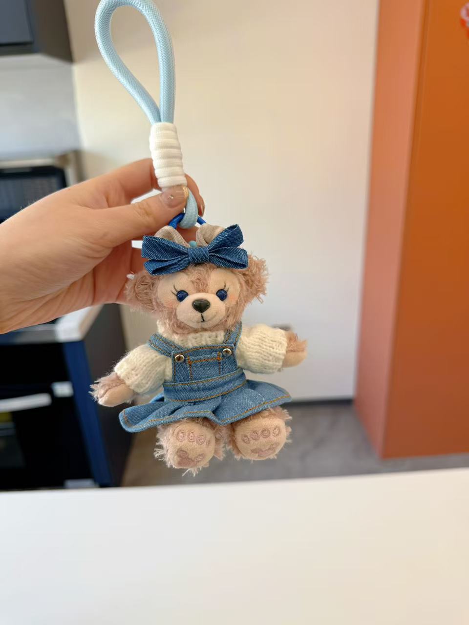 Sherry May Plush Teddy Bear Bag Charm Keychain - Serene