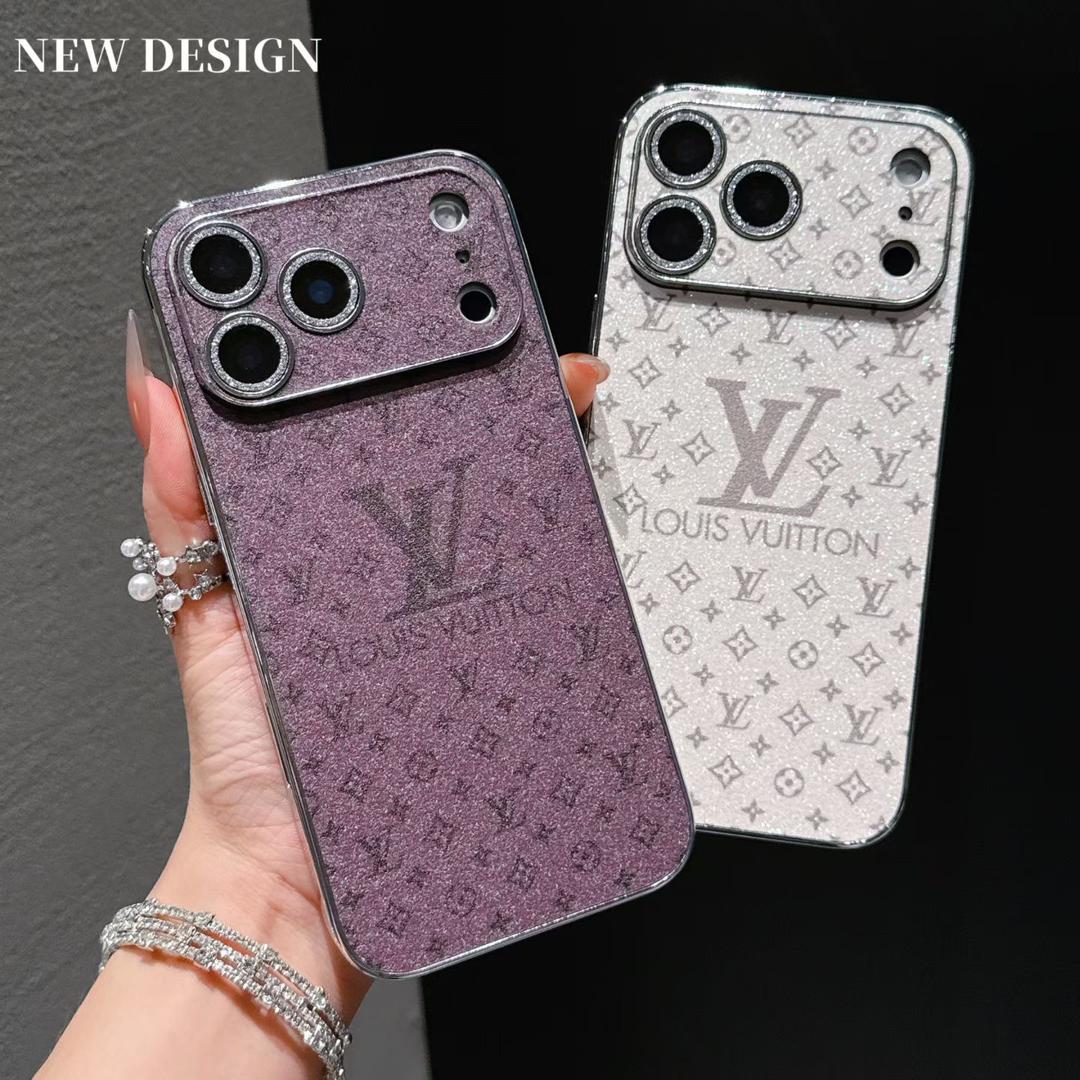 Shiny Louis Vuitton iPhone 18 Pro Case – Luxury Designer iPhone Case - Serene
