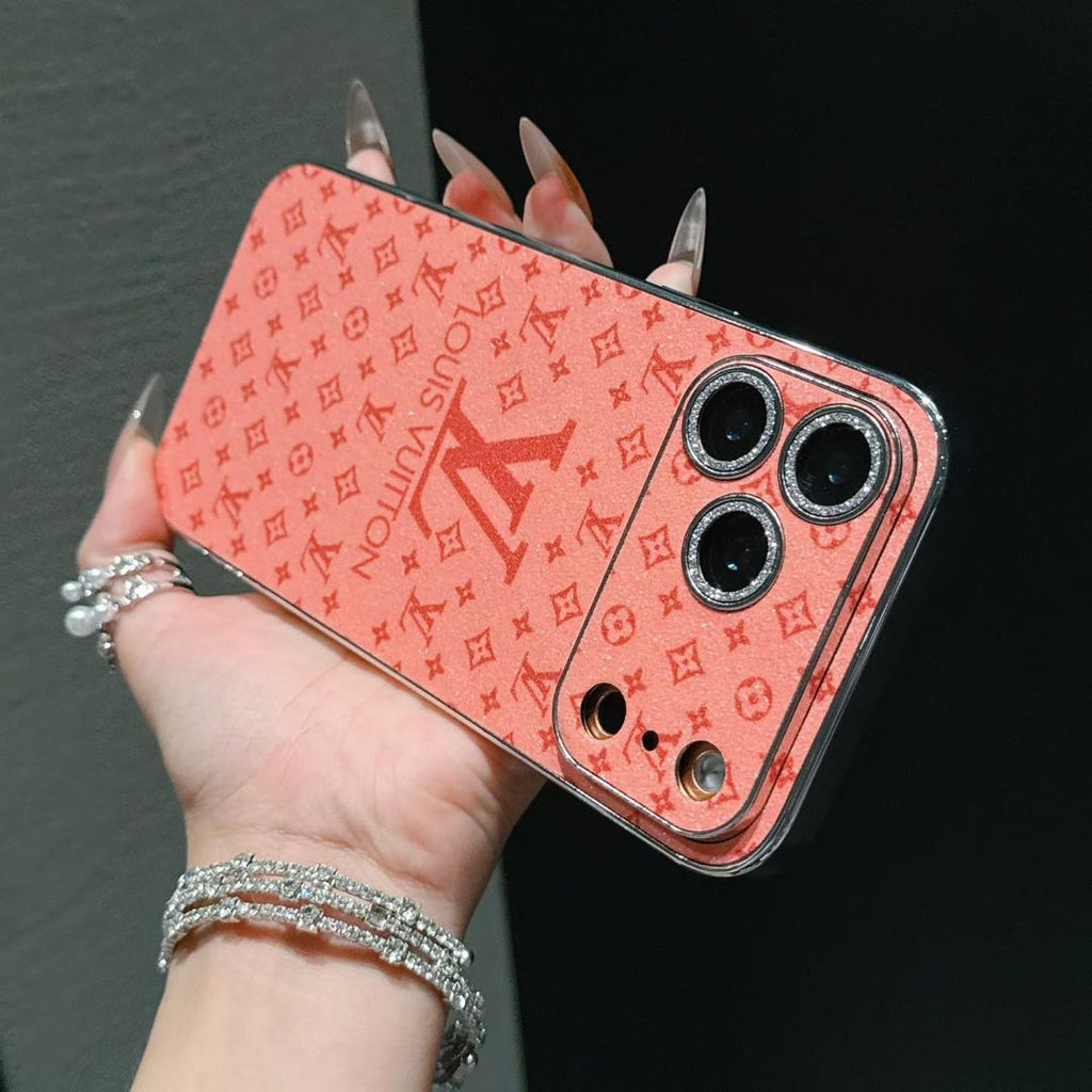 Shiny Louis Vuitton iPhone 18 Pro Case – Luxury Designer iPhone Case - Serene