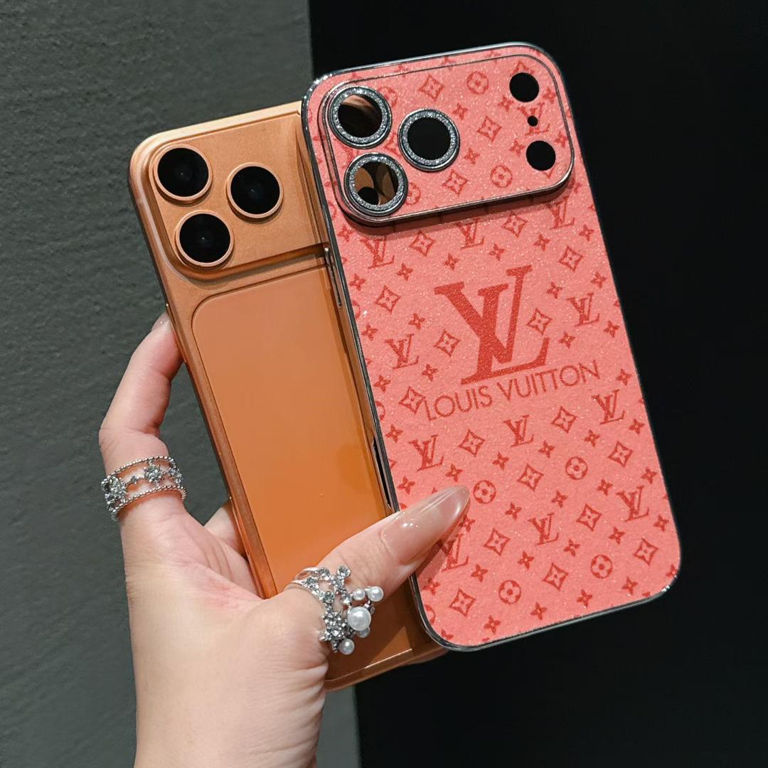 Shiny Louis Vuitton iPhone 18 Pro Case – Luxury Designer iPhone Case - Serene
