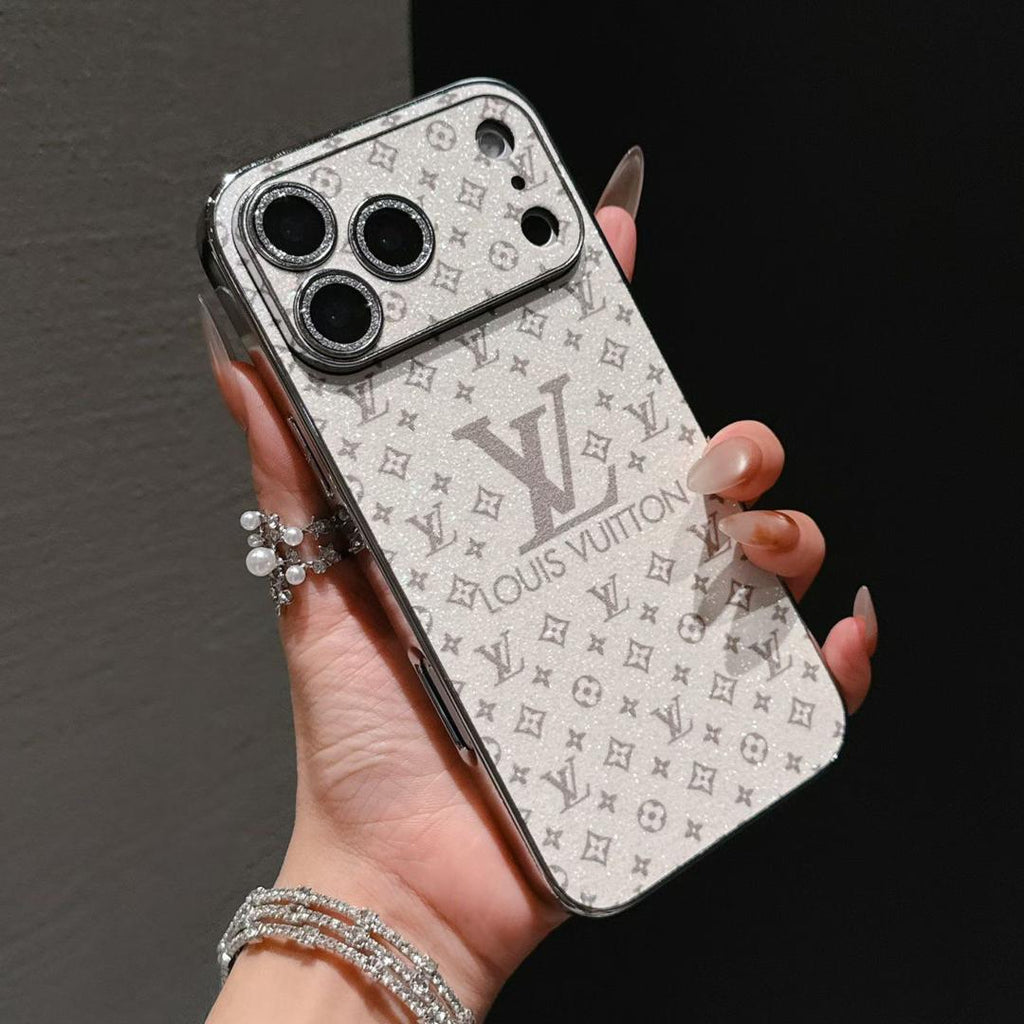 Shiny Louis Vuitton iPhone 18 Pro Case – Luxury Designer iPhone Case - Serene