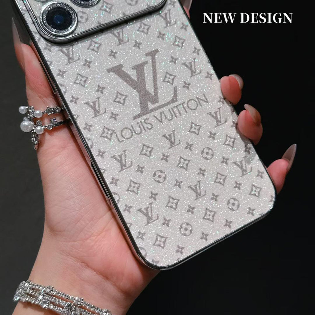Shiny Louis Vuitton iPhone 18 Pro Case – Luxury Designer iPhone Case - Serene
