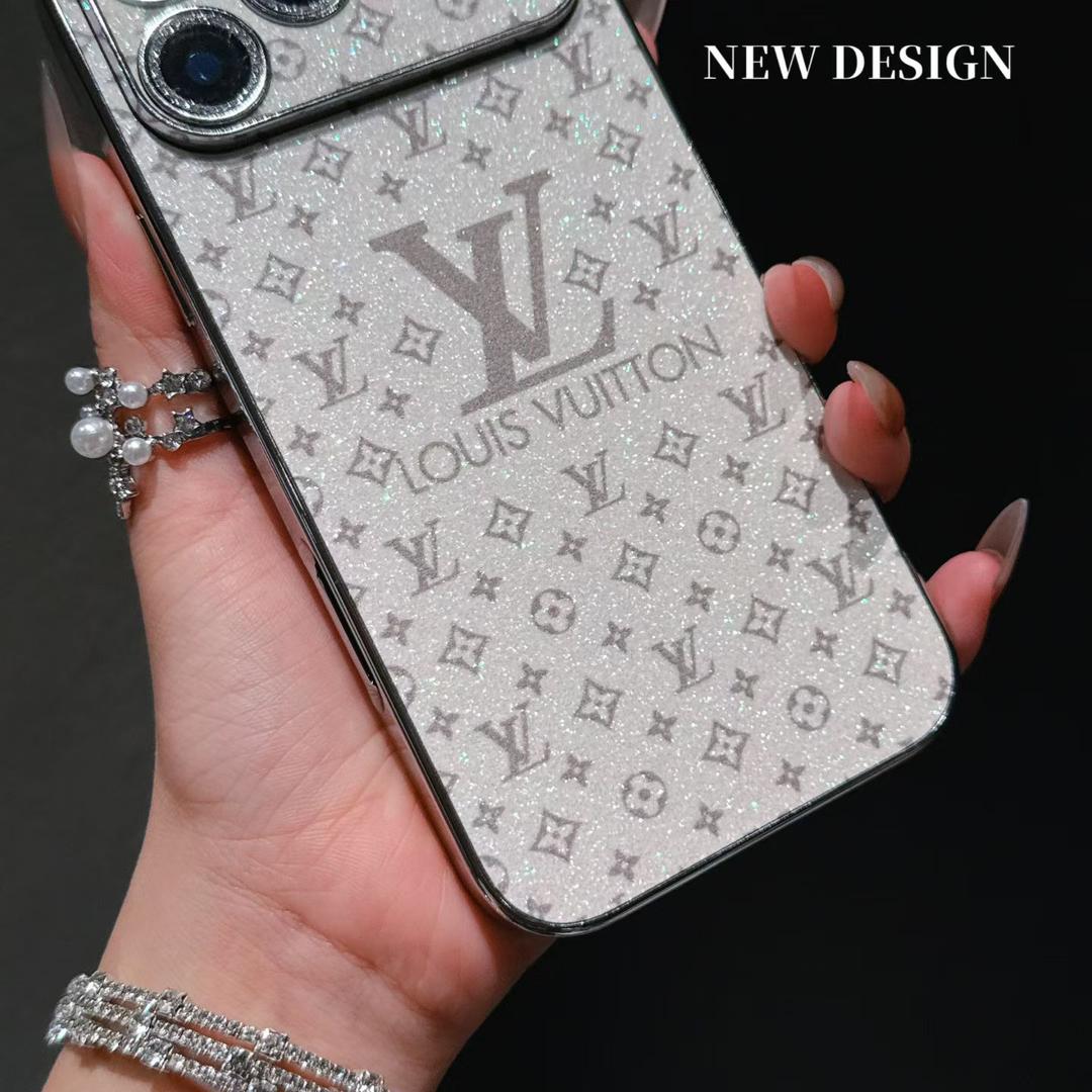Shiny Louis Vuitton iPhone 18 Pro Case – Luxury Designer iPhone Case - Serene