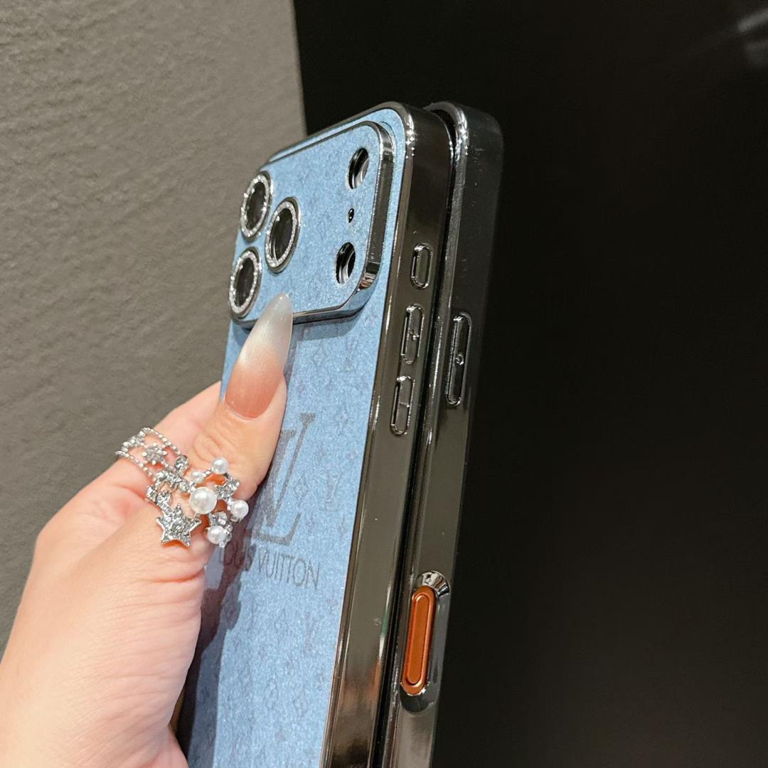 Shiny Louis Vuitton iPhone 18 Pro Case – Luxury Designer iPhone Case - Serene