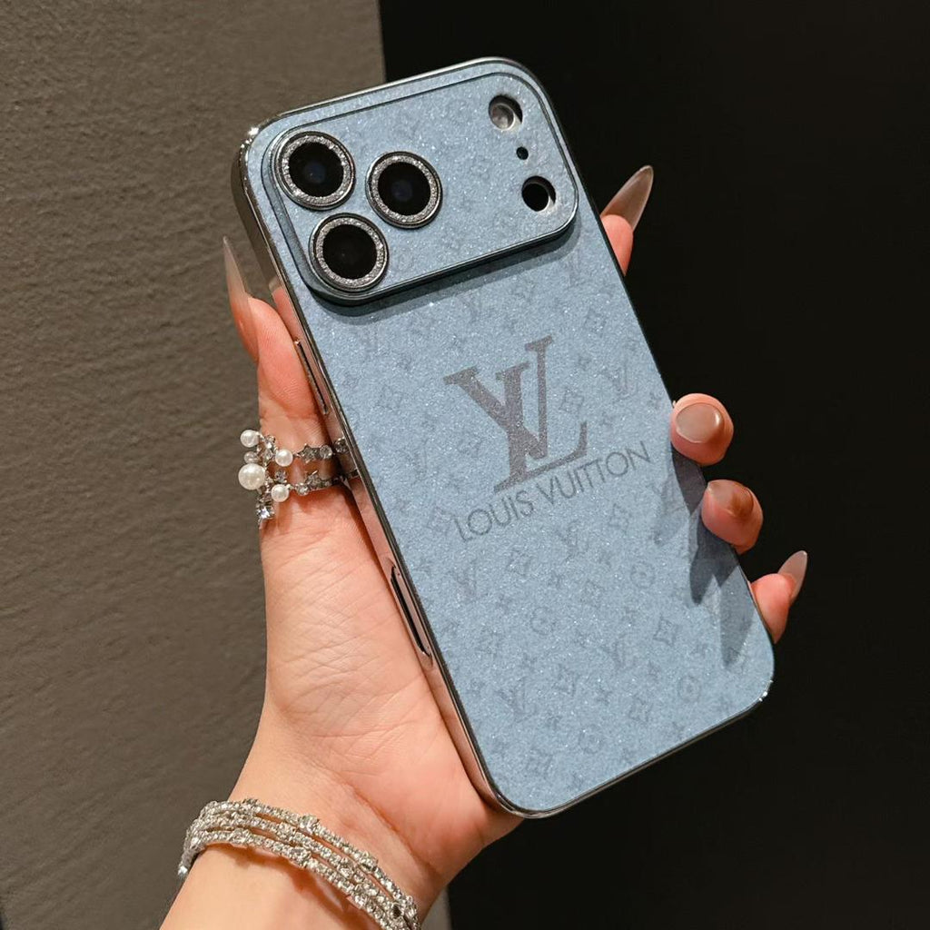 Shiny Louis Vuitton iPhone 18 Pro Case – Luxury Designer iPhone Case - Serene