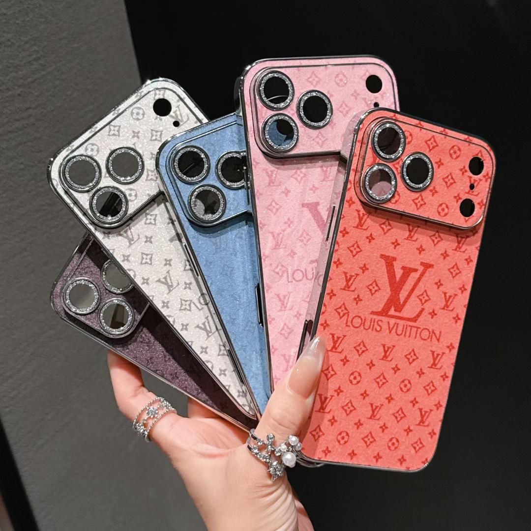 Shiny Louis Vuitton iPhone 18 Pro Case – Luxury Designer iPhone Case - Serene