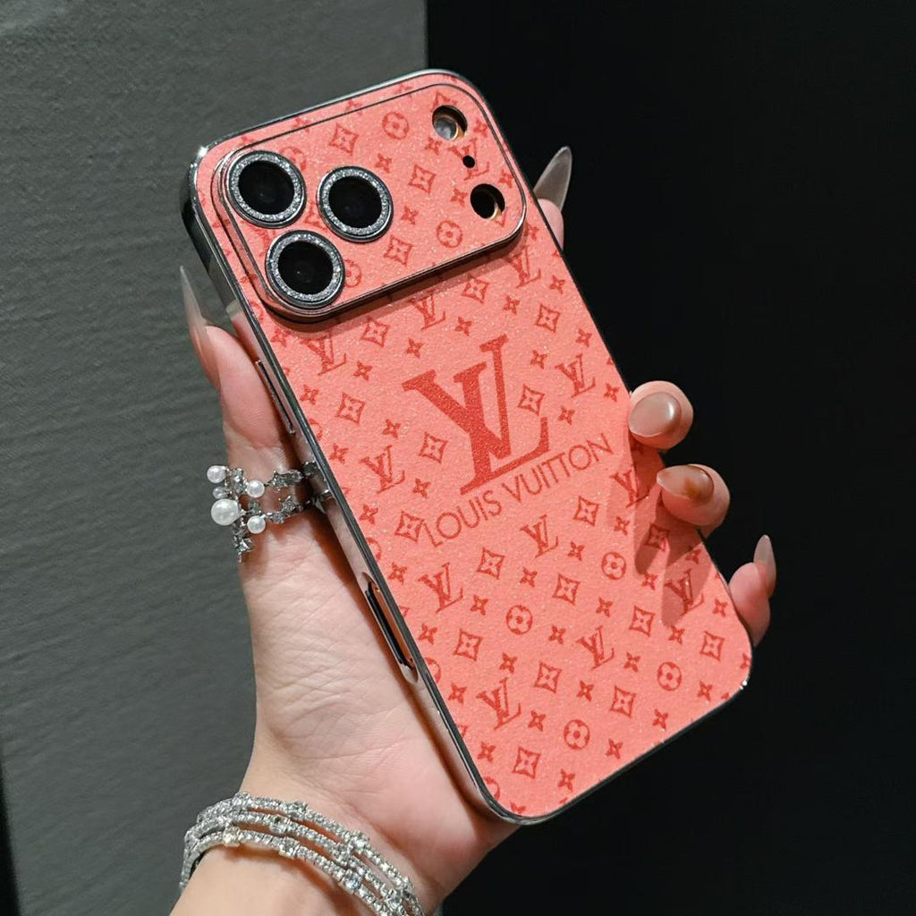 Shiny Louis Vuitton iPhone 18 Pro Case – Luxury Designer iPhone Case - Serene