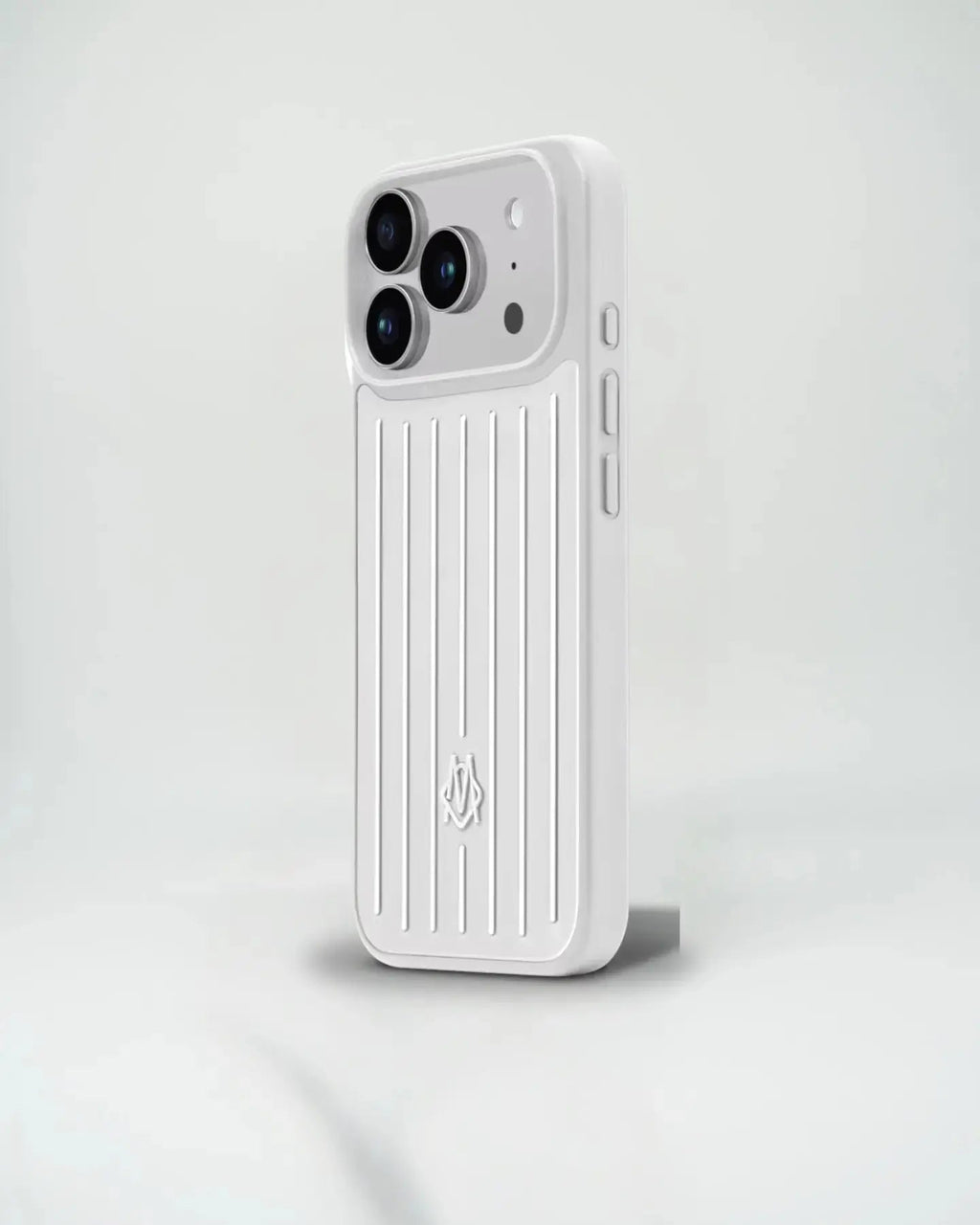 Silver RIMOWA iPhone 18 Pro Case - Serene
