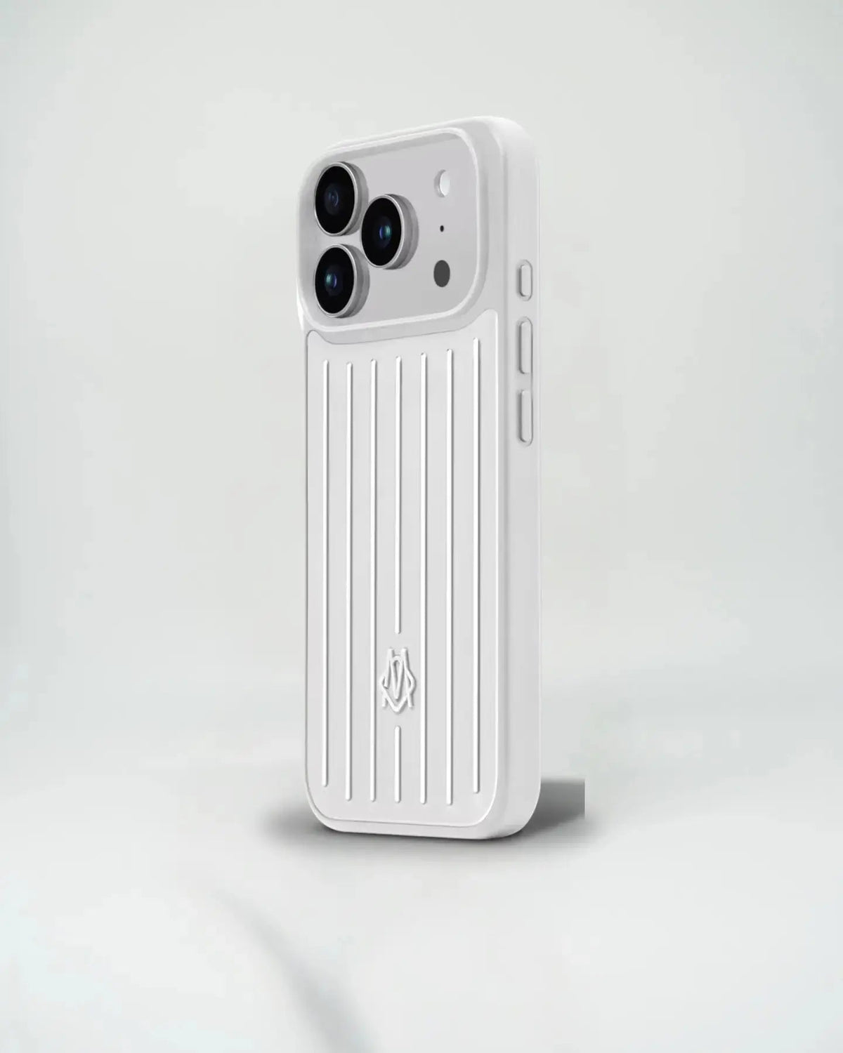 Silver RIMOWA iPhone 18 Pro Case - Serene