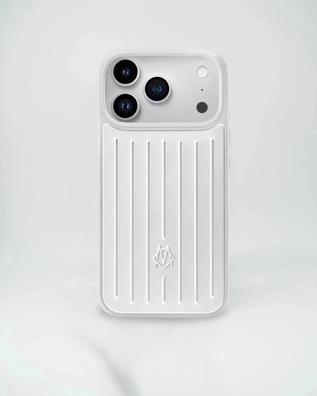 Silver RIMOWA iPhone 18 Pro Case - Serene