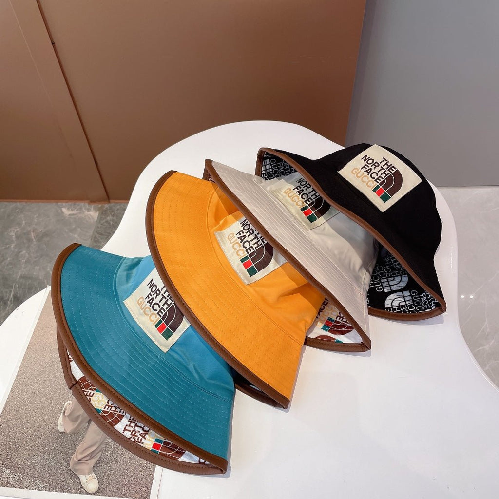 The North Face x Gucci Reversible Bucket Hat | Luxury Double-Sided Designer Hat - Serene