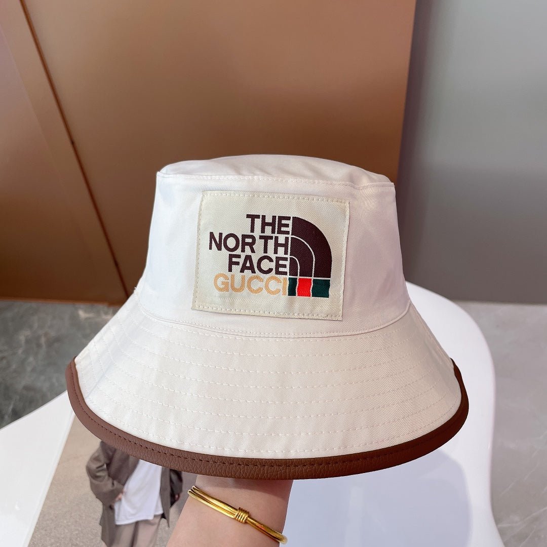 The North Face x Gucci Reversible Bucket Hat | Luxury Double-Sided Designer Hat - Serene
