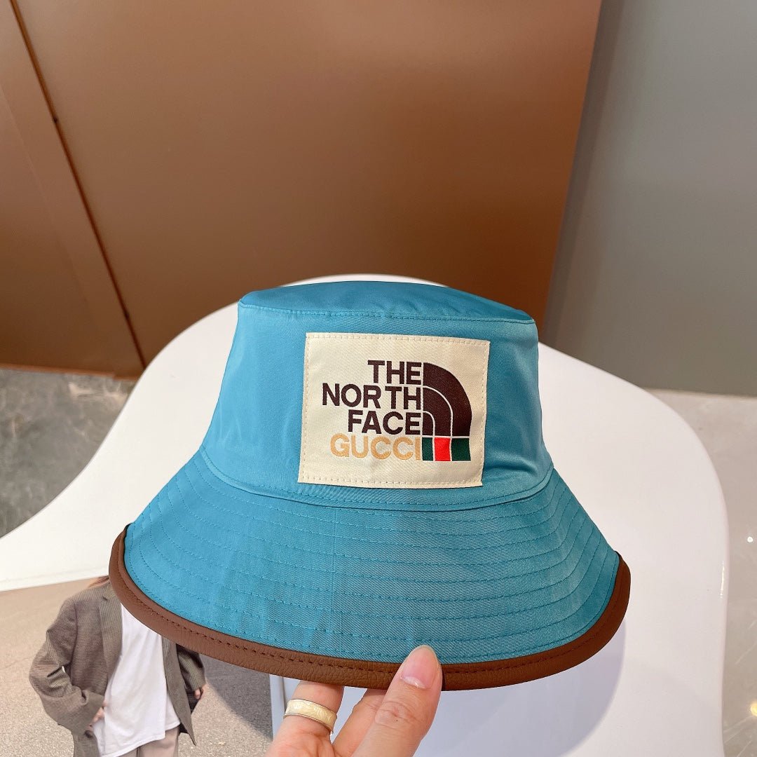 The North Face x Gucci Reversible Bucket Hat | Luxury Double-Sided Designer Hat - Serene
